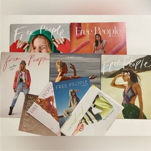 FREE PEOPLE Set/9 Catalogs and Postcard Mailers